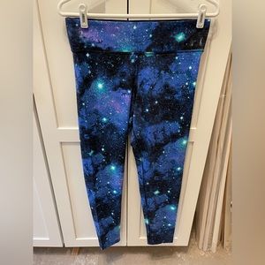 Victoria’s Secret Pink Galaxy print yoga leggings